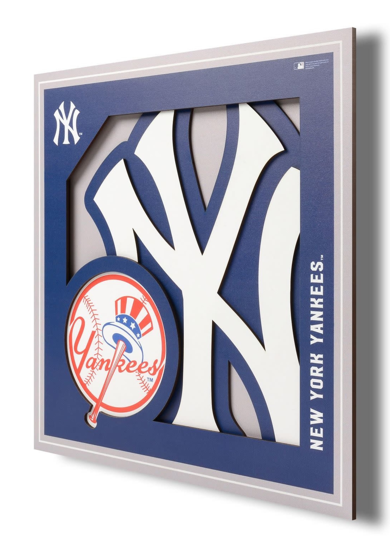 Yankees Logo 12x12 Wall Art