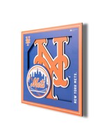 You The Fan Mets Logo 12x12 Wall Art