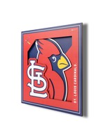 You The Fan STL Cardinals Logo 12x12 Wall Art