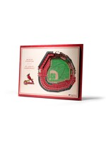 STL Cardinals 5 Layer Stadium Wall Art