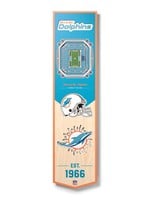 Dolphins 8x32 Wall Banner