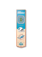 You The Fan Dolphins 8x32 Wall Banner