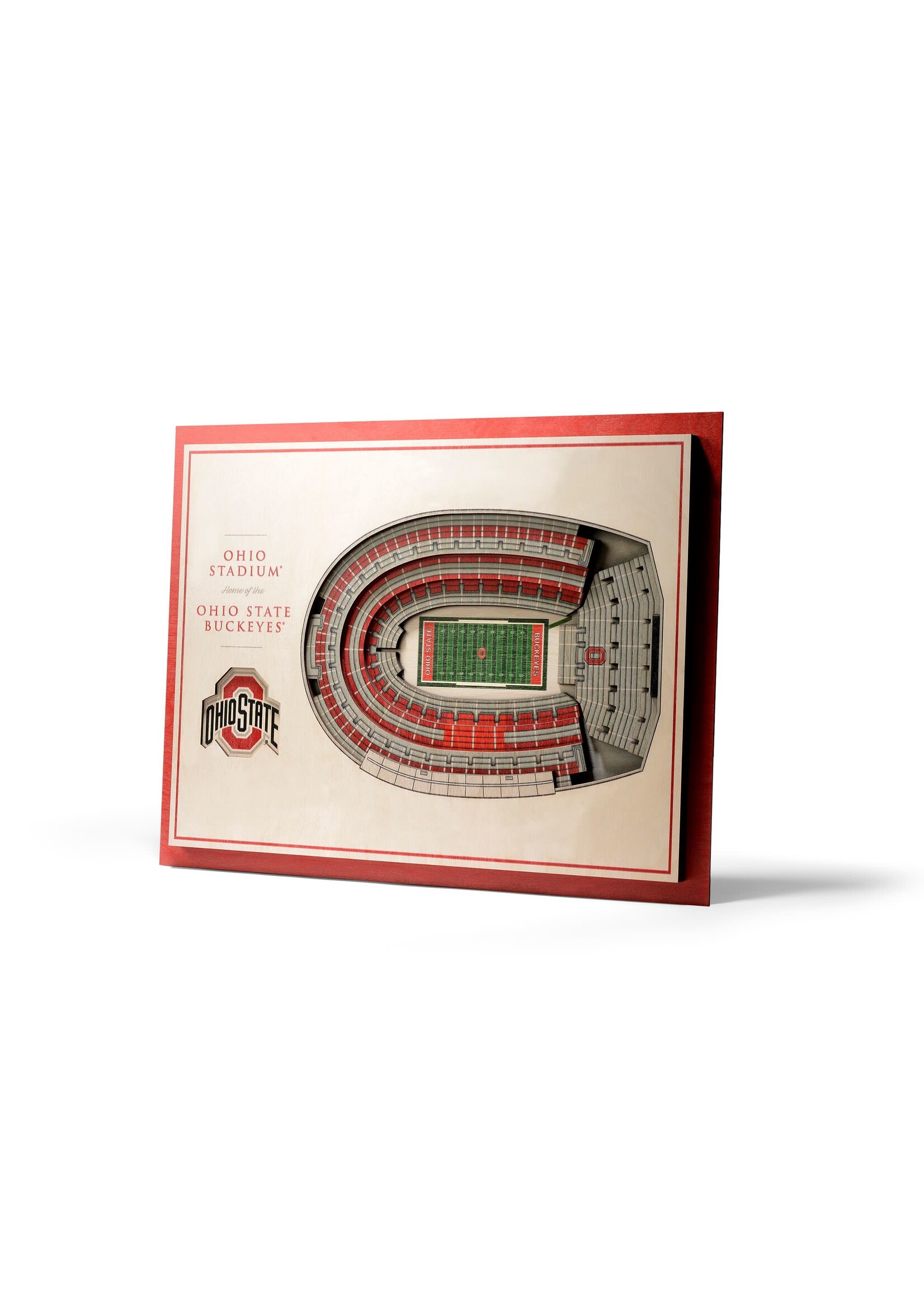 You The Fan Ohio State 5 Layer Stadium Wall Art