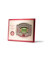 You The Fan Alabama 5 Layer Stadium Wall Art
