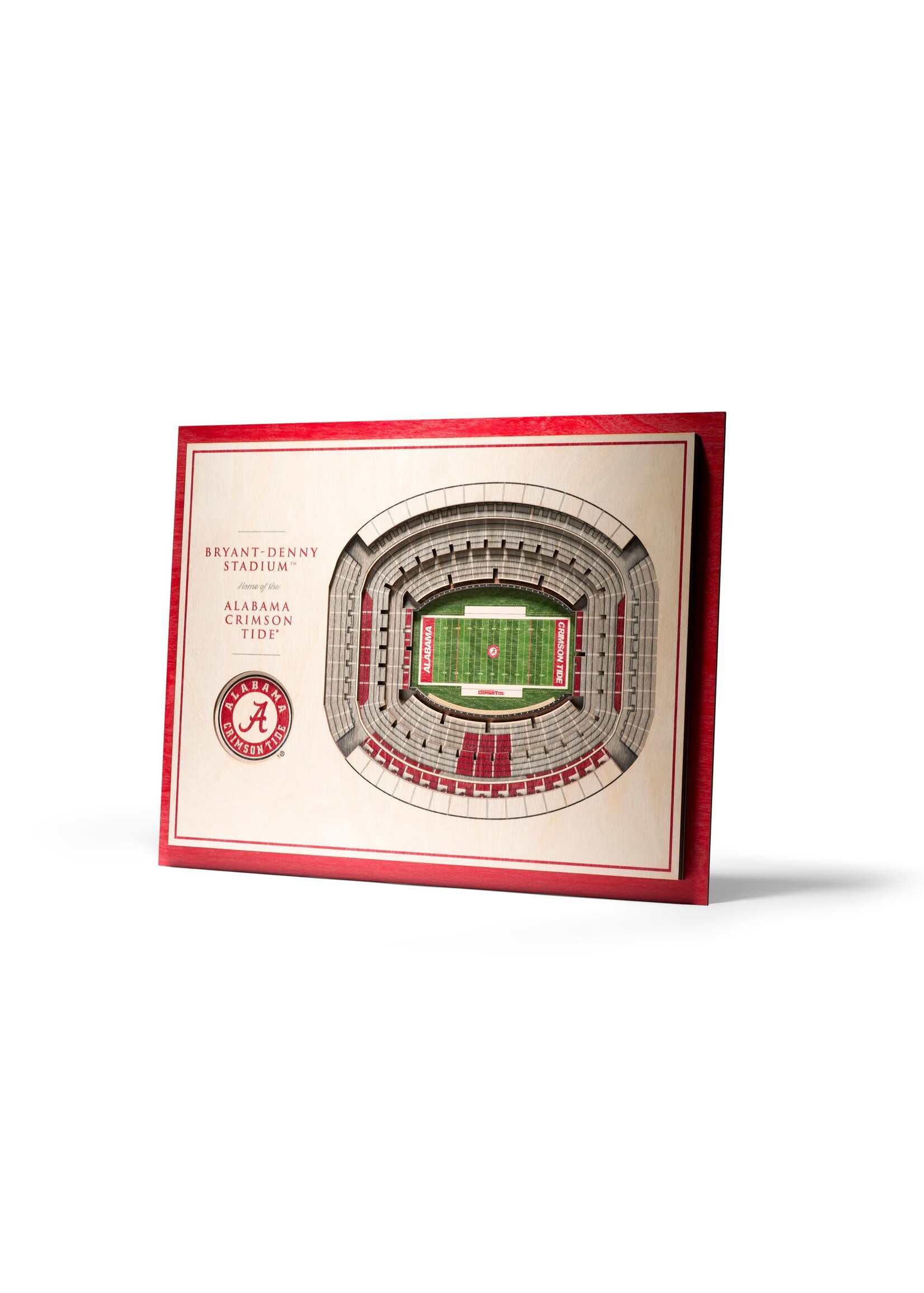You The Fan Alabama 5 Layer Stadium Wall Art
