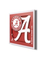 Alabama Logo 12x12 Wall Art