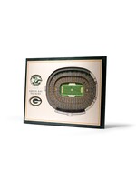 You The Fan Packers 5 Layer Stadium Wall Art
