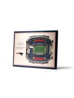 You The Fan Patriots 5 Layer Stadium Wall Art