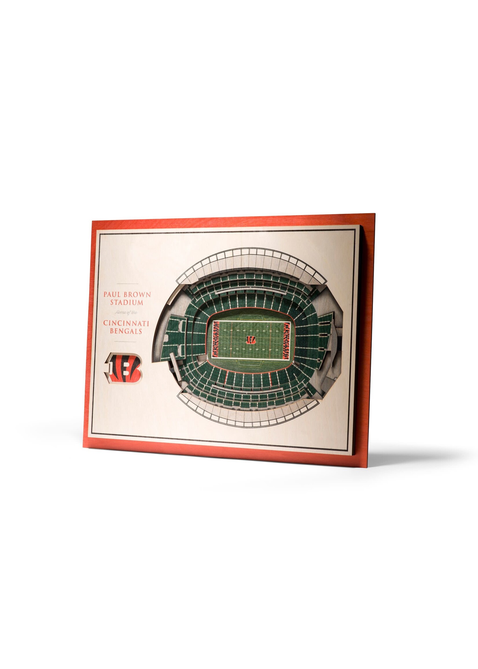 You The Fan Bengals 5 Layer Stadium Wall Art