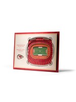 You The Fan Chiefs 5 Layer Stadium Wall Art