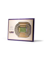 LSU 5 Layer Stadium Wall Art