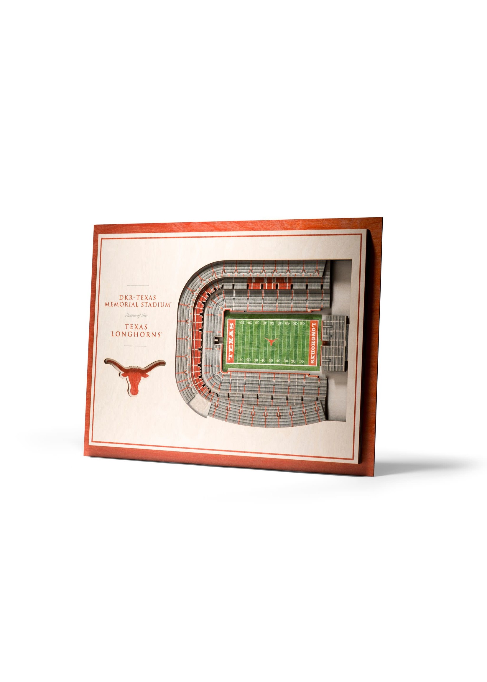 You The Fan Texas 5 Layer Stadium Wall Art
