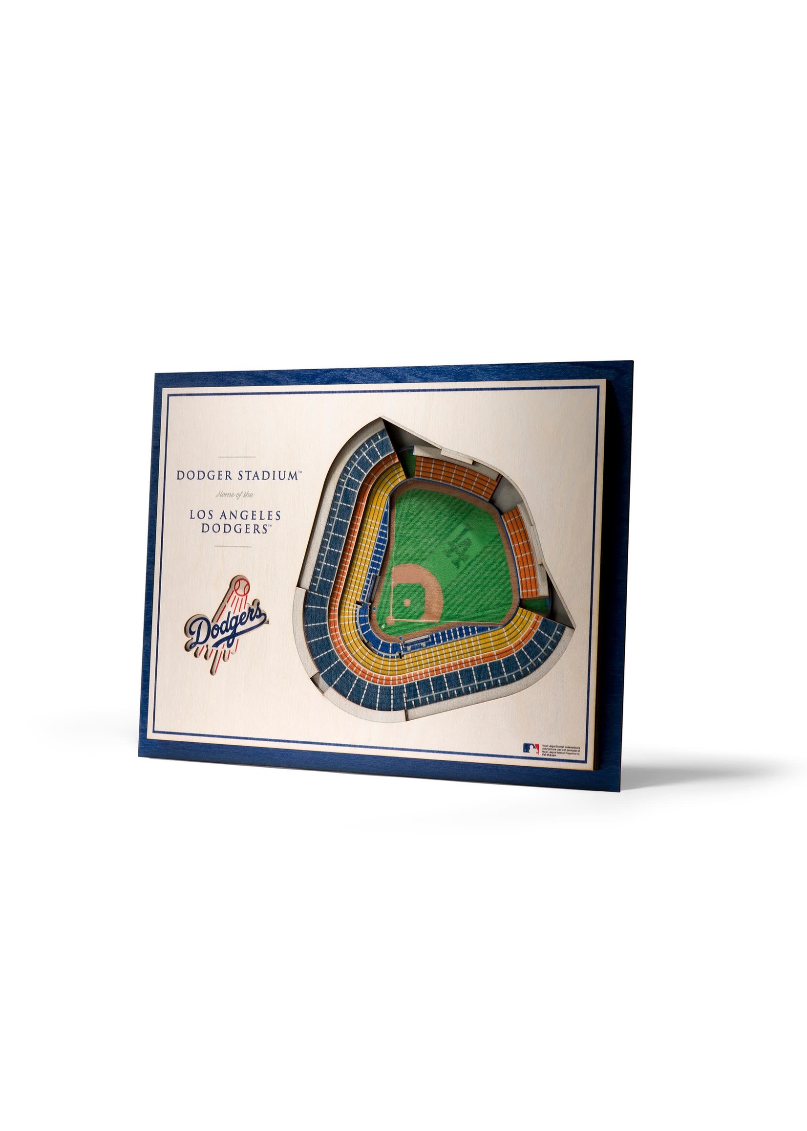 You The Fan Dodgers 5 Layer Stadium Wall Art