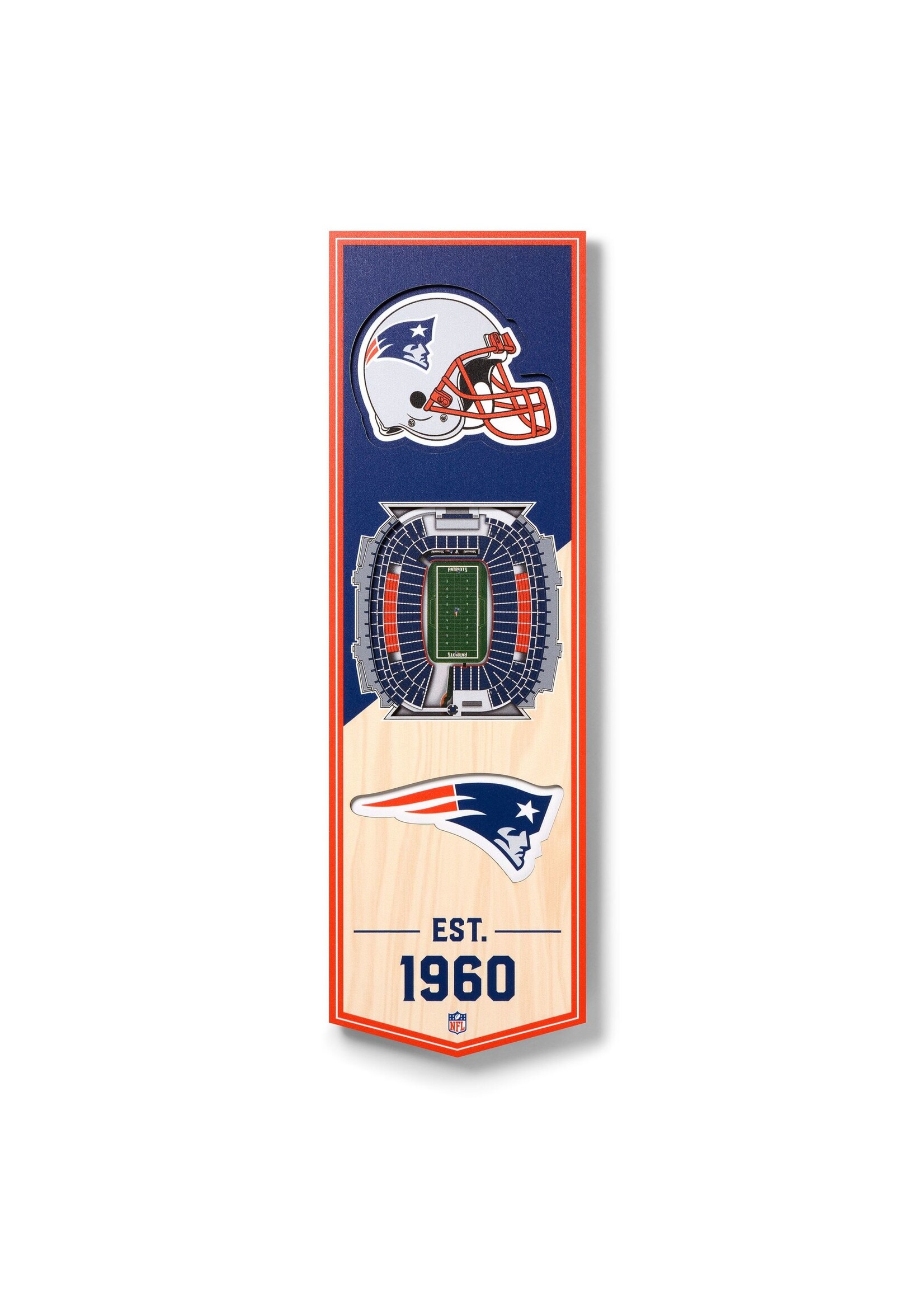 You The Fan Patriots 6x19 Wall Banner