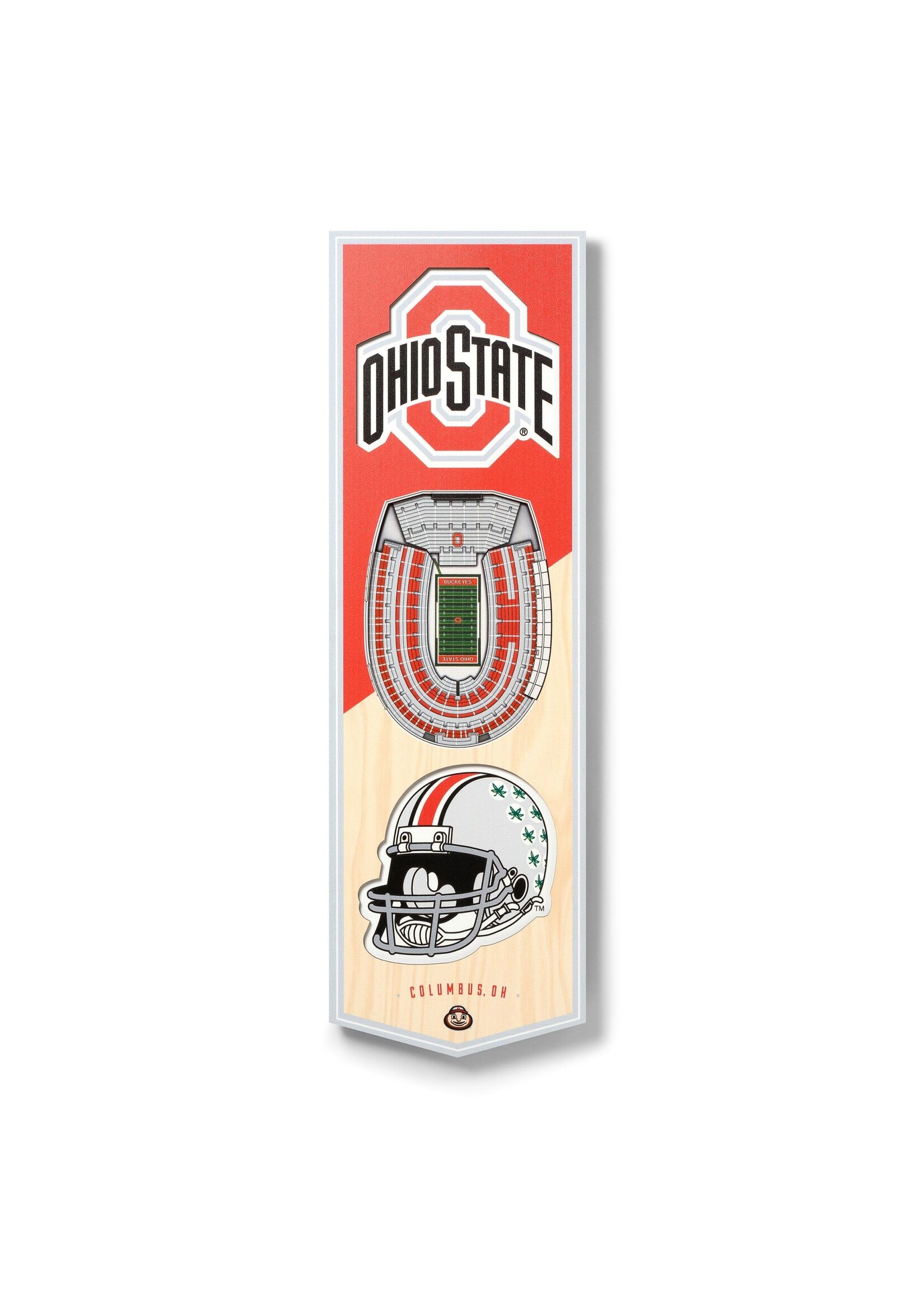 Ohio State 6x19 Wall Banner