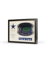 Cowboys 25 Layer Stadium Wall Art