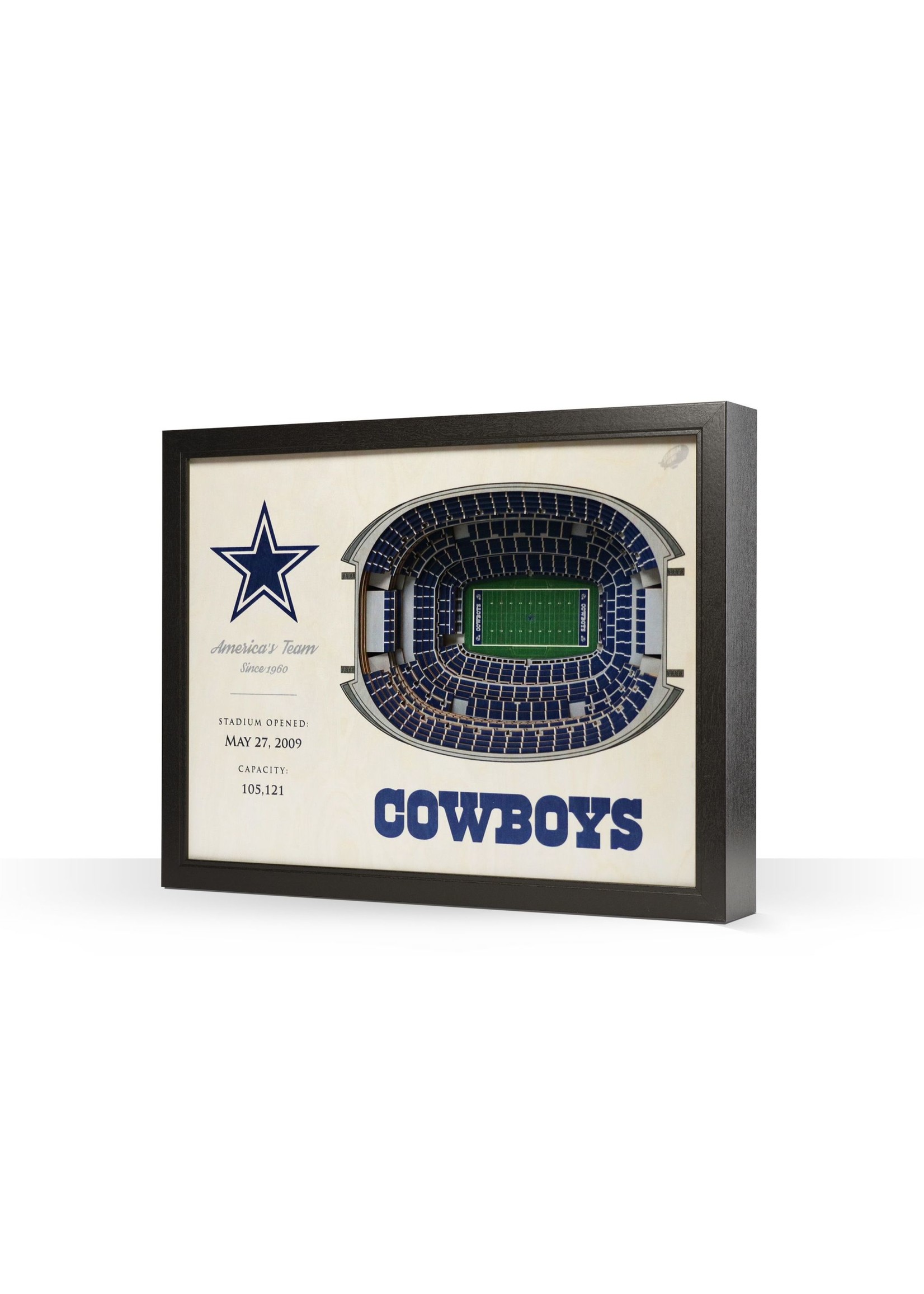 You The Fan Cowboys 25 Layer Stadium Wall Art