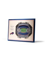 You The Fan Bills 5 Layer Stadium Wall Art