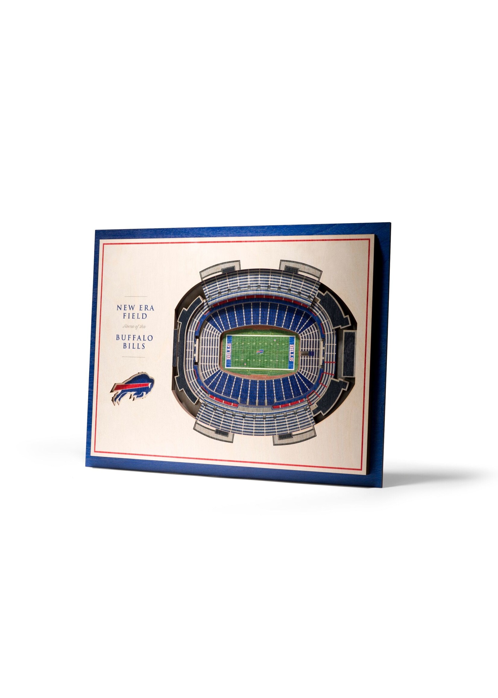 You The Fan Bills 5 Layer Stadium Wall Art