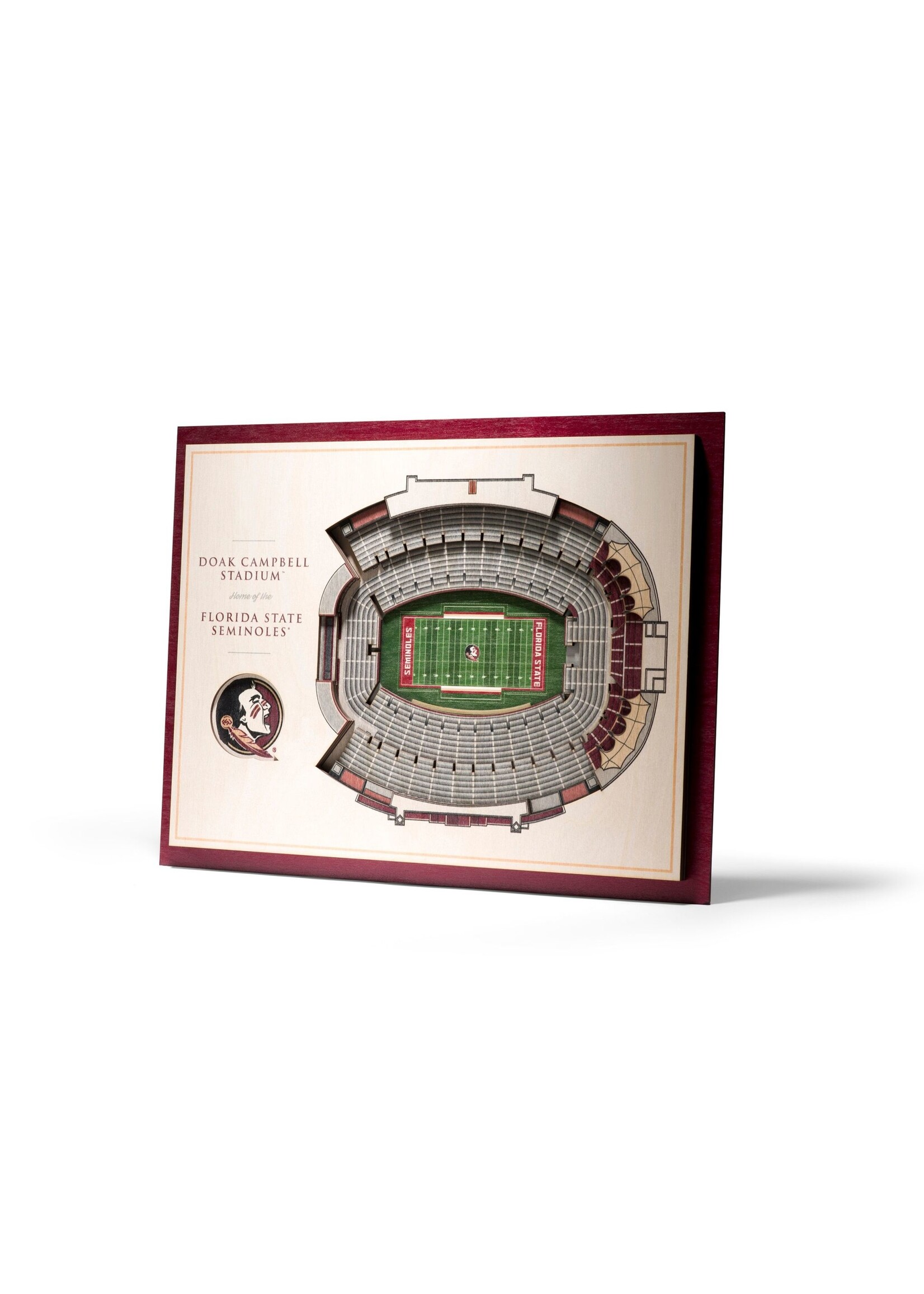 You The Fan Florida State 5 Layer Stadium Wall Art