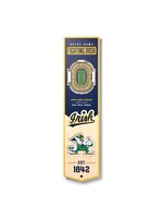 You The Fan Notre Dame 8x32 Wall Banner