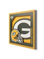You The Fan Packers Logo 12x12 Wall Art