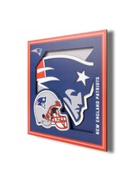 You The Fan Patriots Logo 12x12 Wall Art