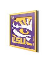 You The Fan LSU Logo 12x12 Wall Art