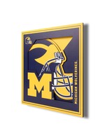You The Fan Michigan Logo 12x12 Wall Art
