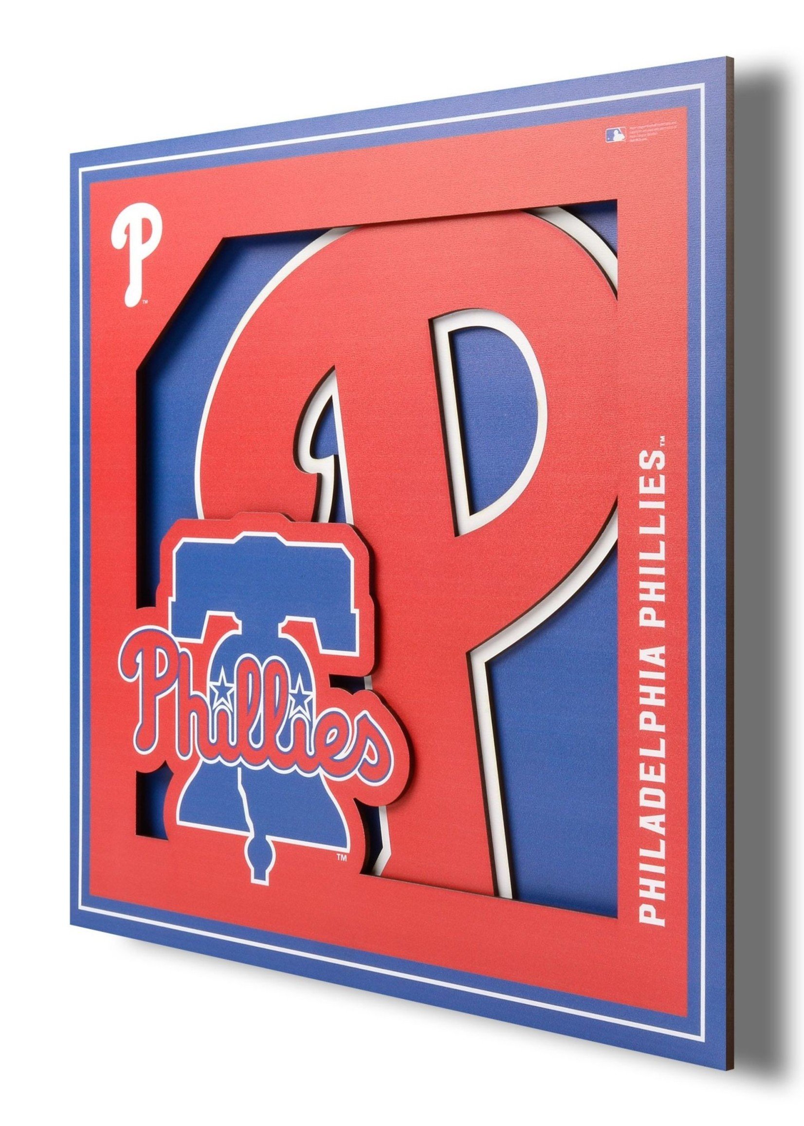 Phillies Logo 12x12 Wall Art