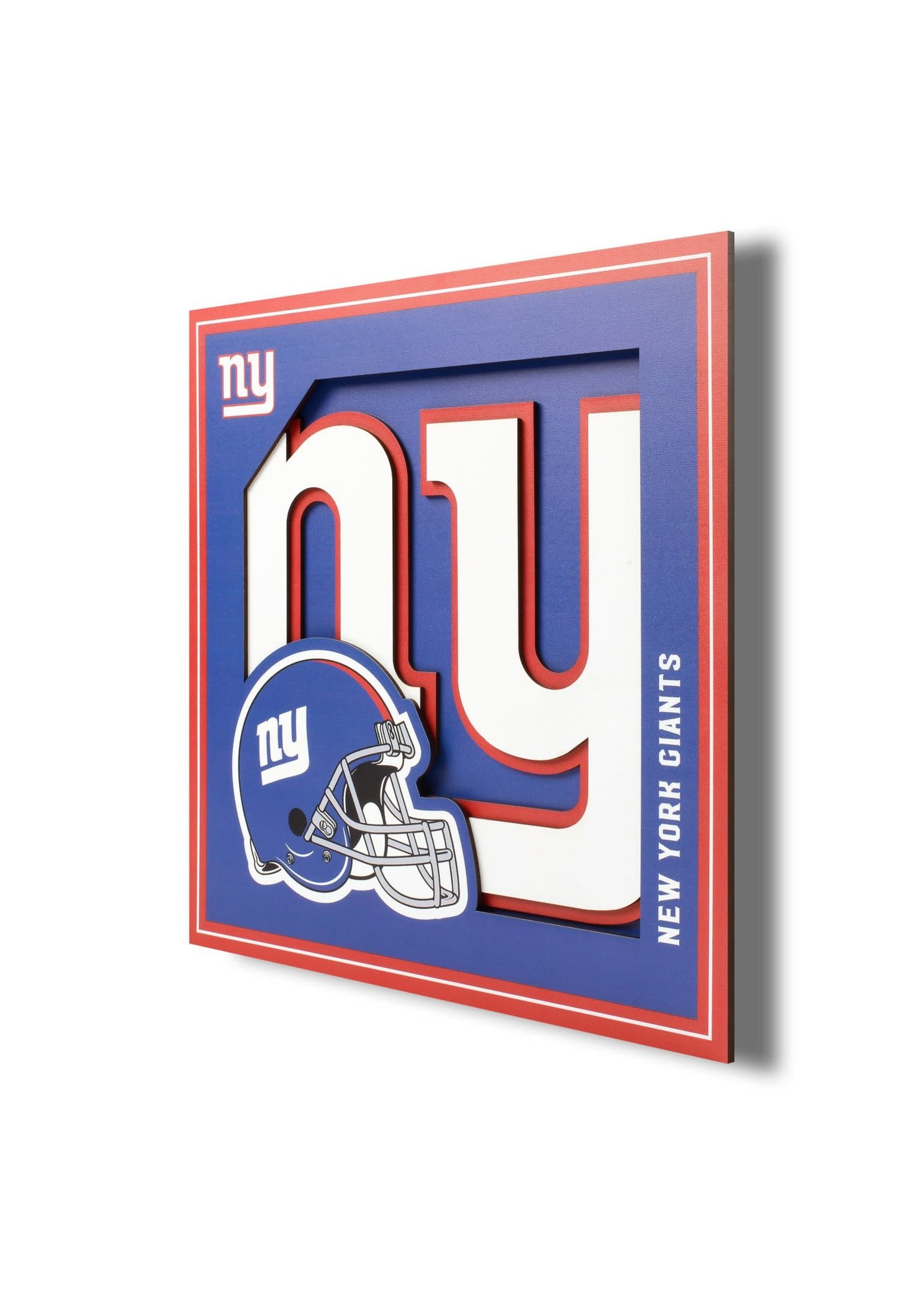 NY Giants Logo 12x12 Wall Art