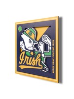 You The Fan Notre Dame Logo 12x12 Wall Art