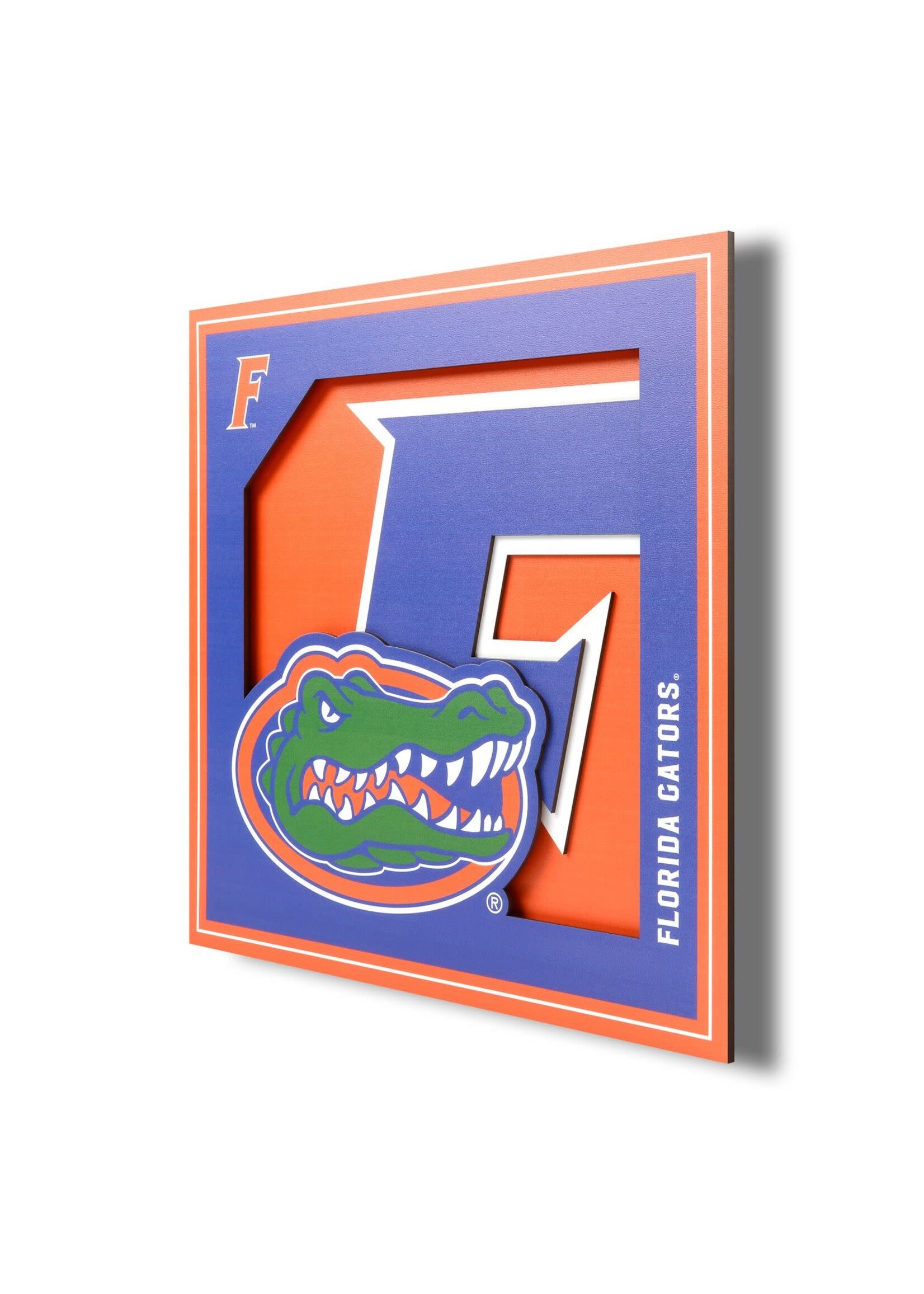 You The Fan Florida Logo 12x12 Wall Art