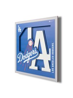 Dodgers Logo 12x12 Wall Art