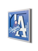 You The Fan Dodgers Logo 12x12 Wall Art
