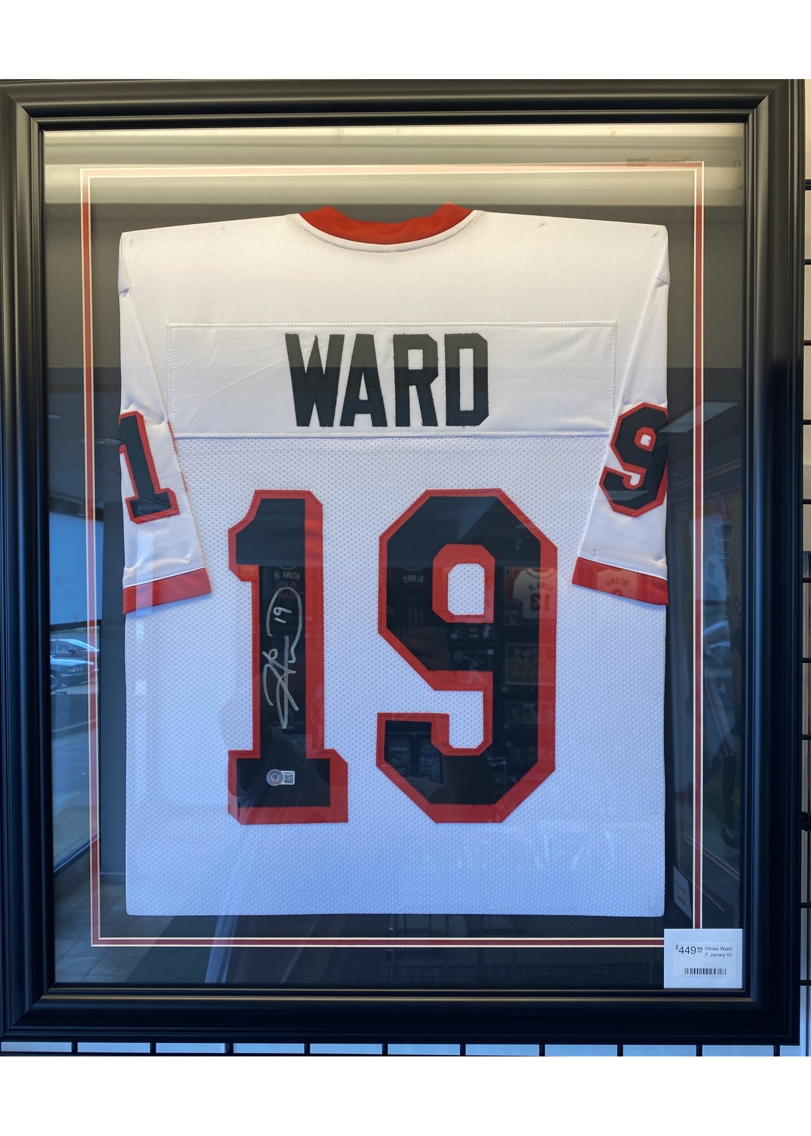 Hines Ward F Jersey W - Man Cave Memorabilia