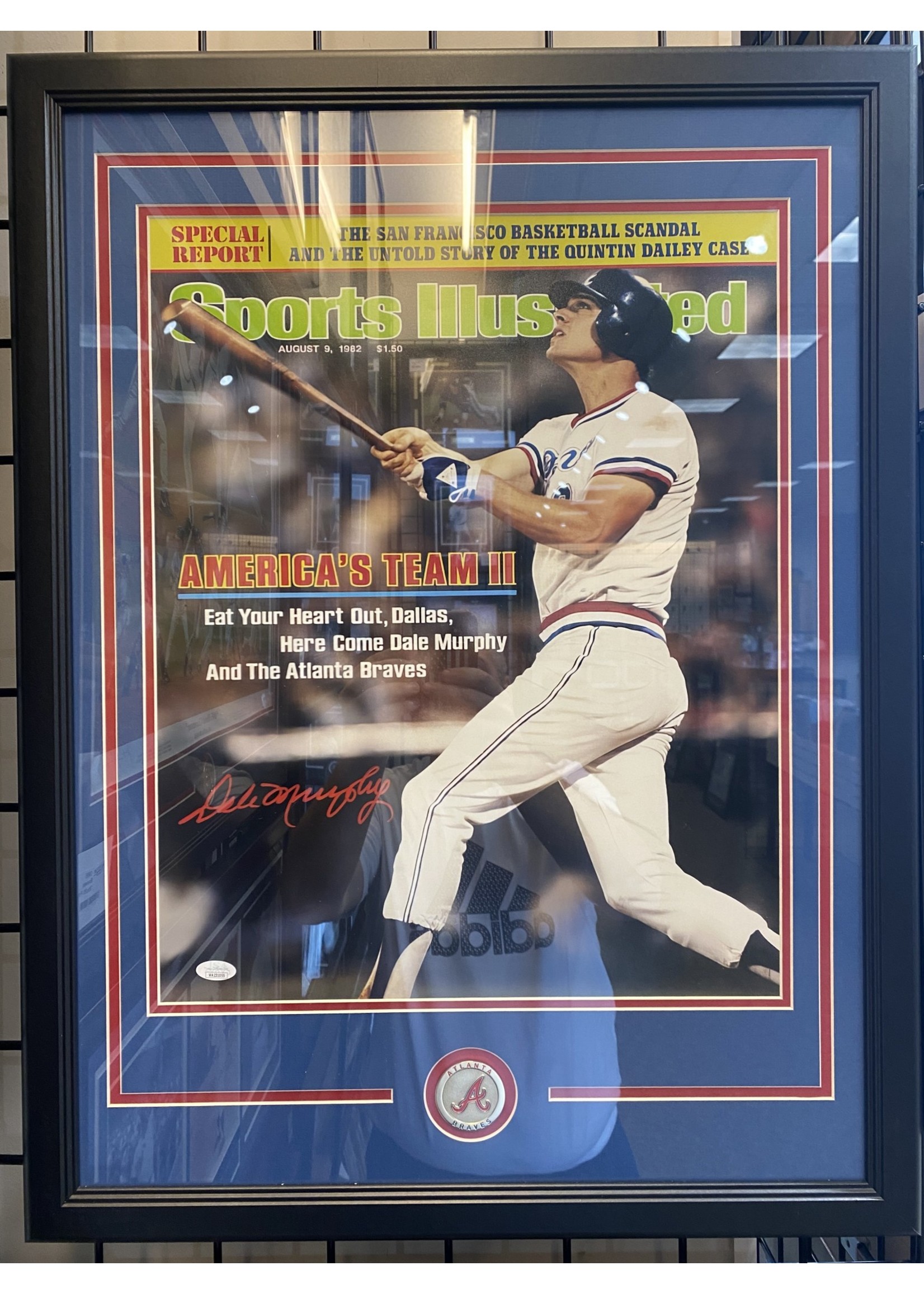 Picture Dale Murphy 16x20 B