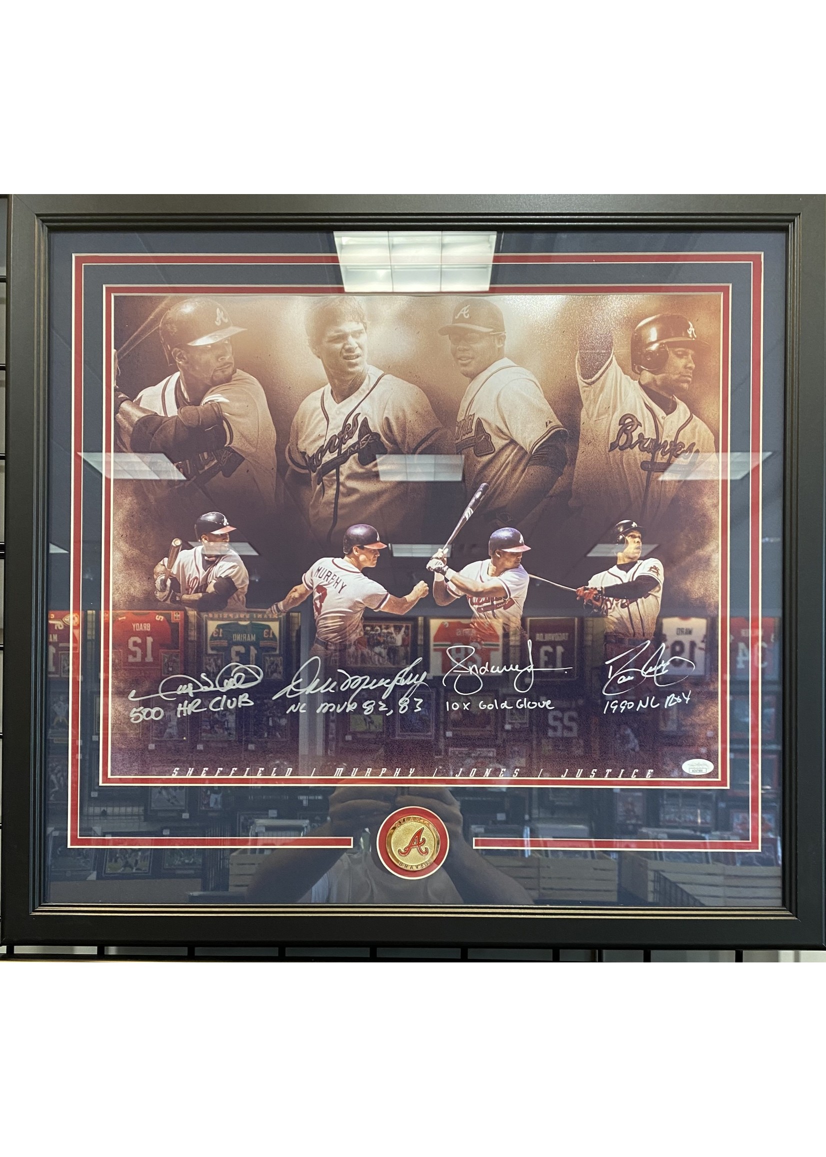 Picture Braves Outfield 16x20