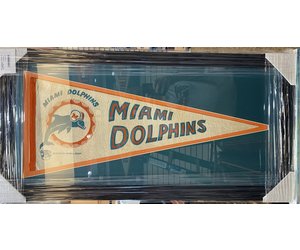 Dolphins Vintage Pennant - Man Cave Memorabilia