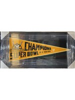 Pennant (F & UF) Steelers 4x SB Pennant