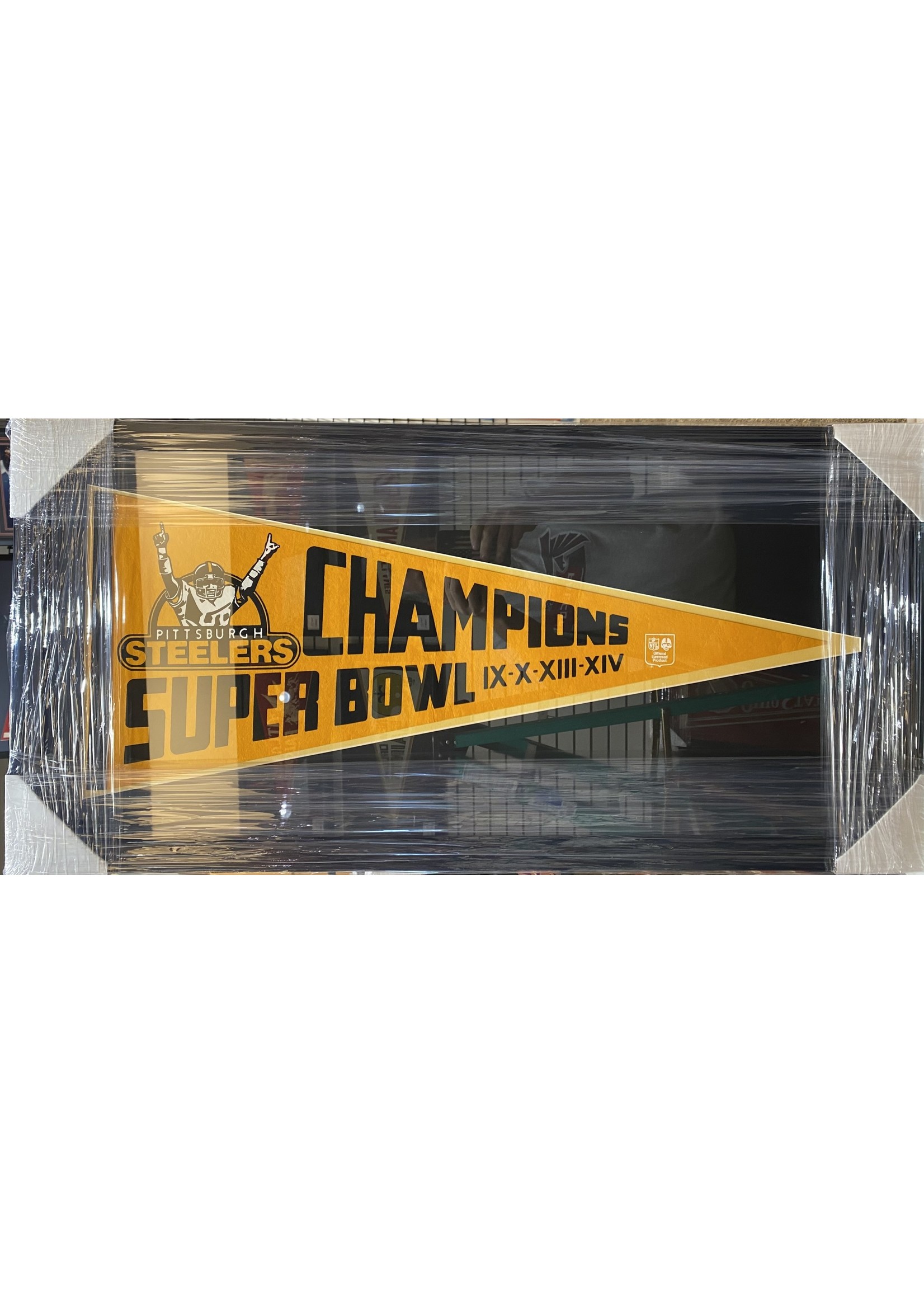 Pennant (F & UF) Steelers 4x SB Pennant
