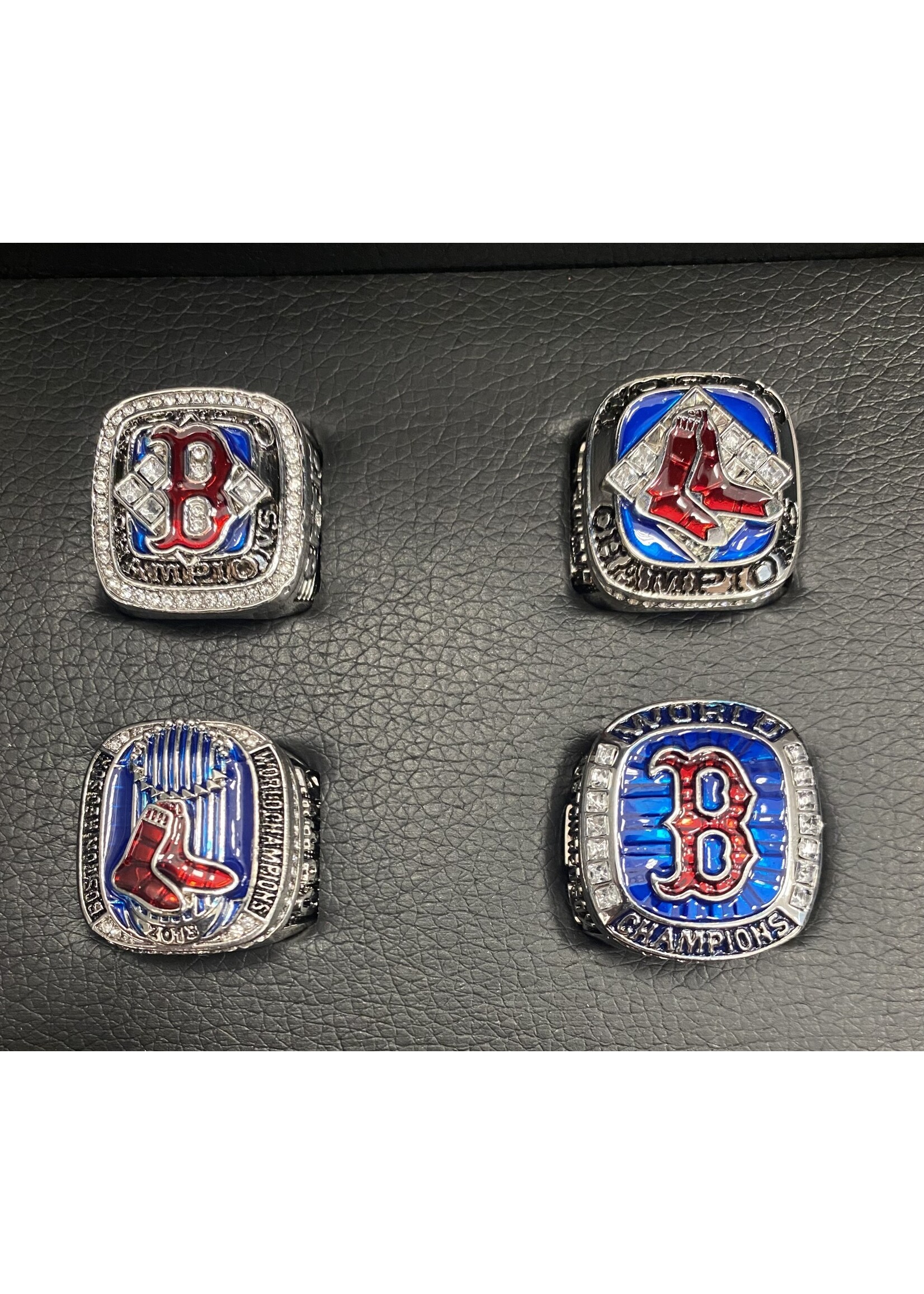Red Sox 4 Ring Set