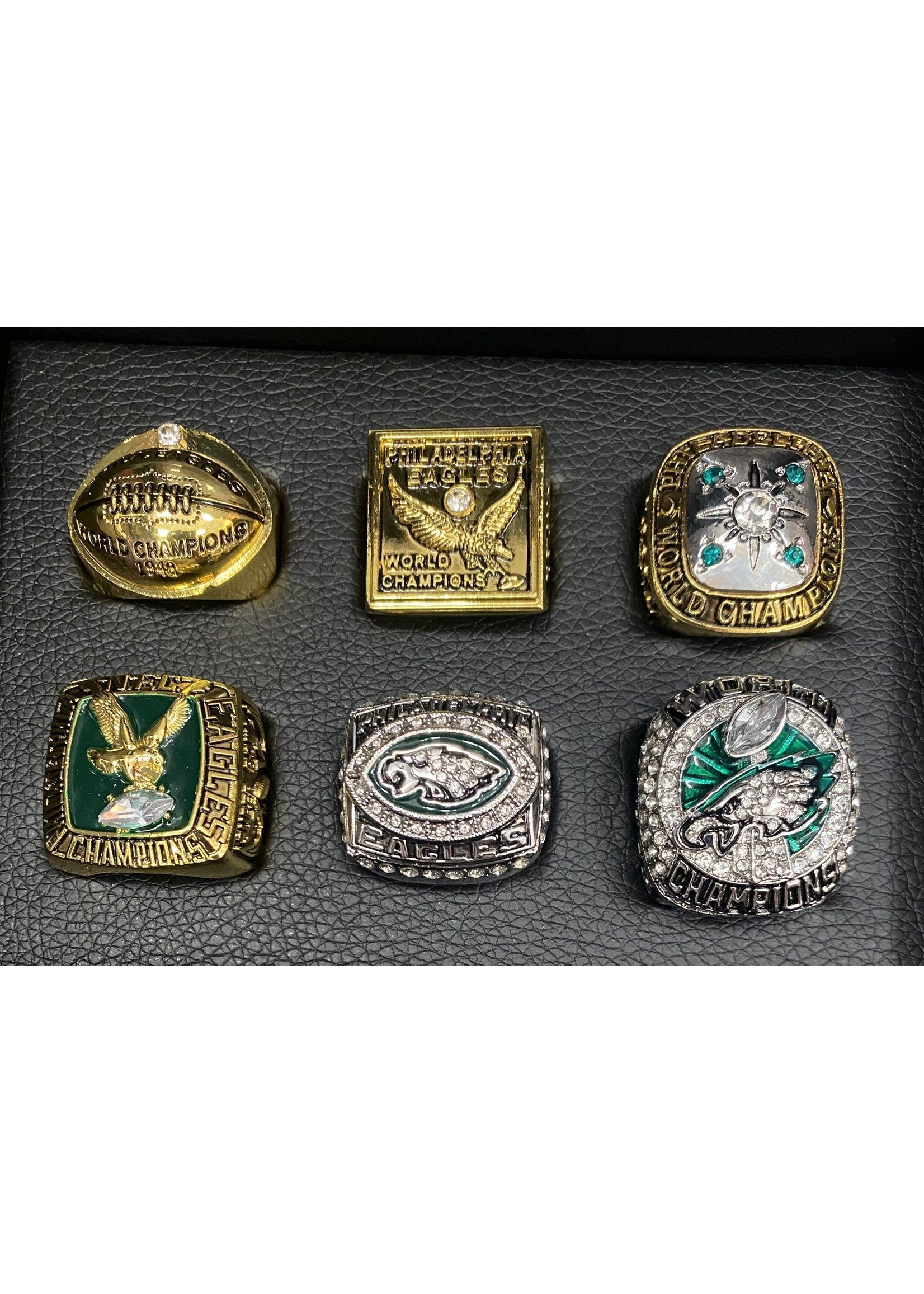 Rings Eagles 6 Ring Set