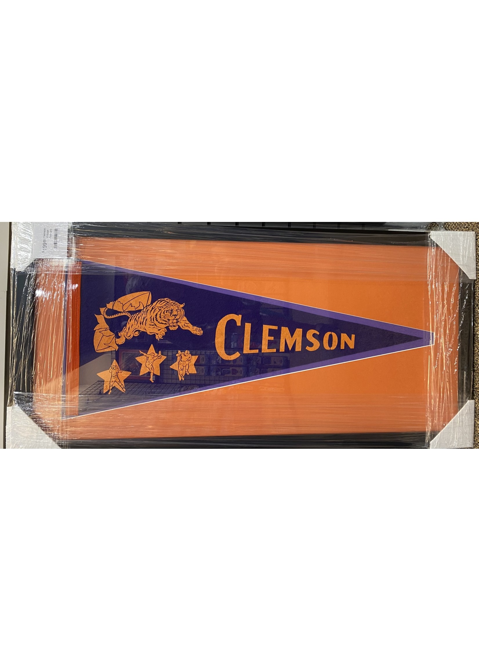Pennant (F & UF) Clemson Vintage 1970s Pennant