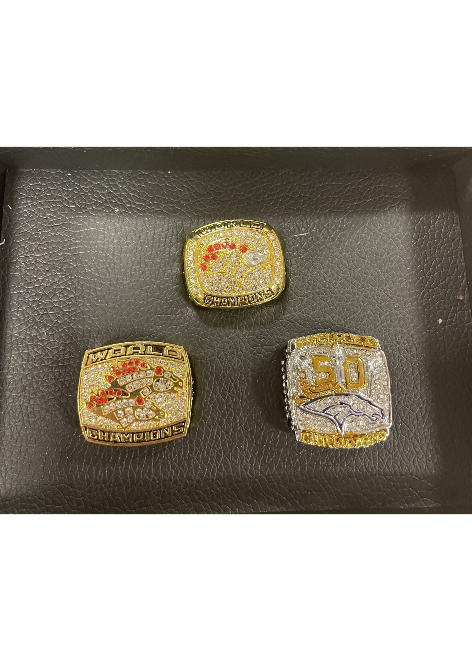 Rings Broncos 3 Ring Set
