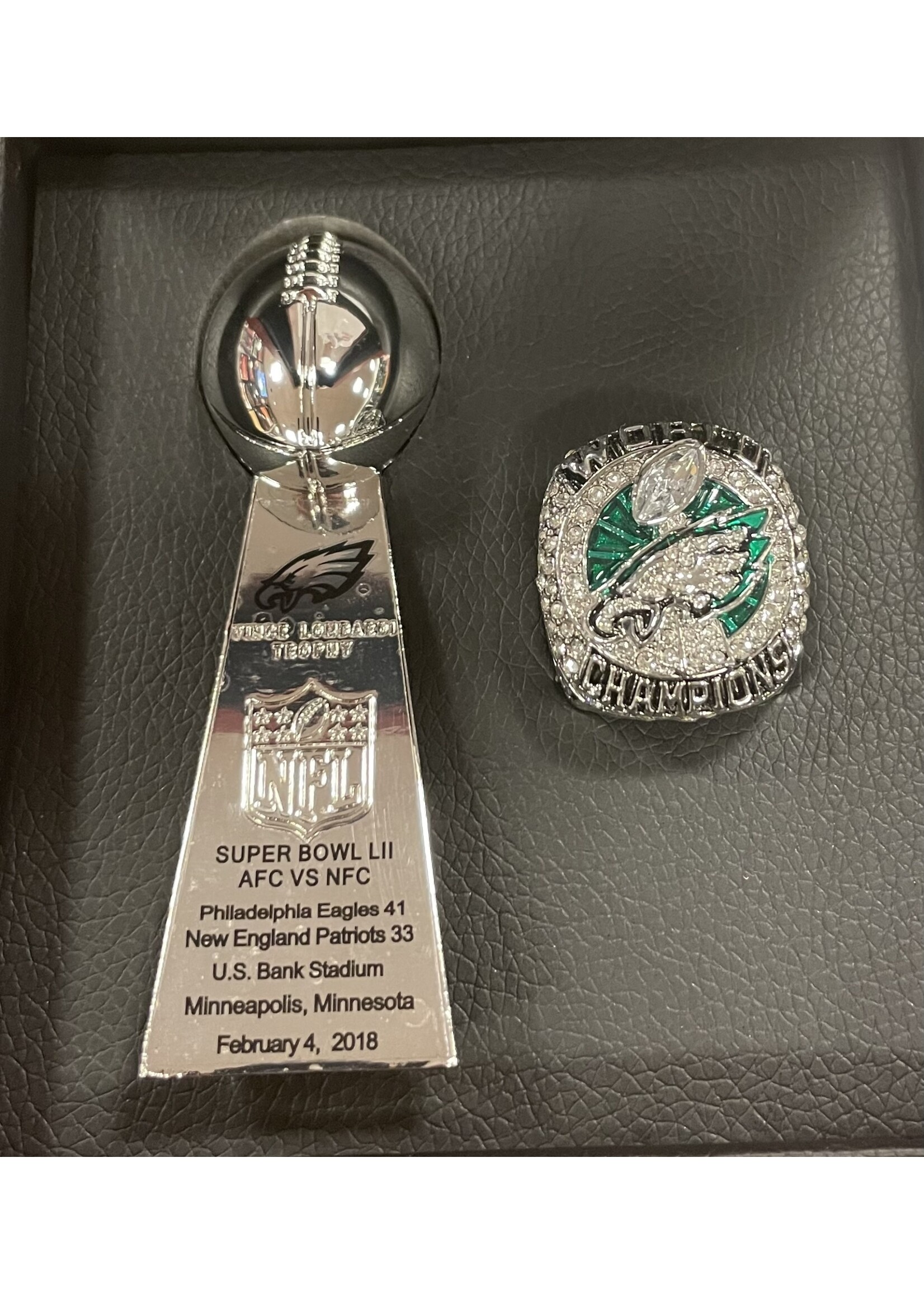 Eagles Championship Ring & Trophy
