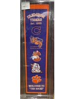 Pennant (F & UF) Clemson Logo Banner