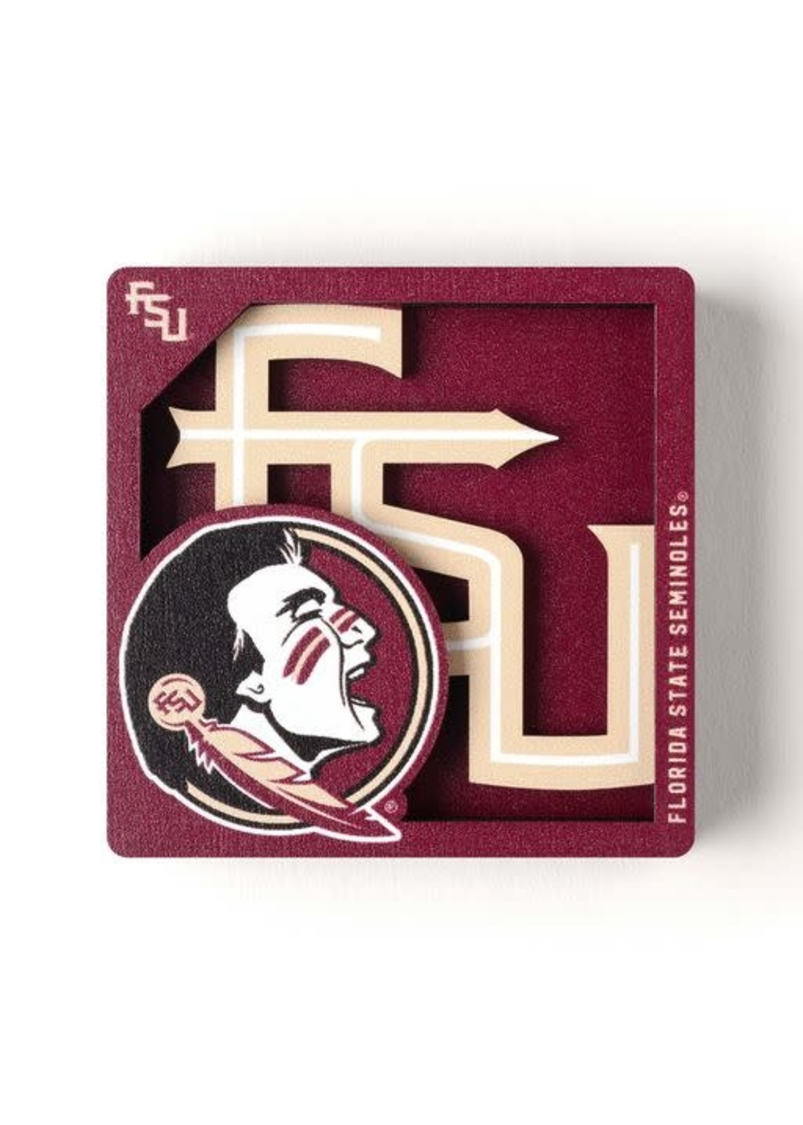 Florida St Logo Magnet