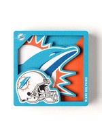 You The Fan Dolphins Logo Magnet