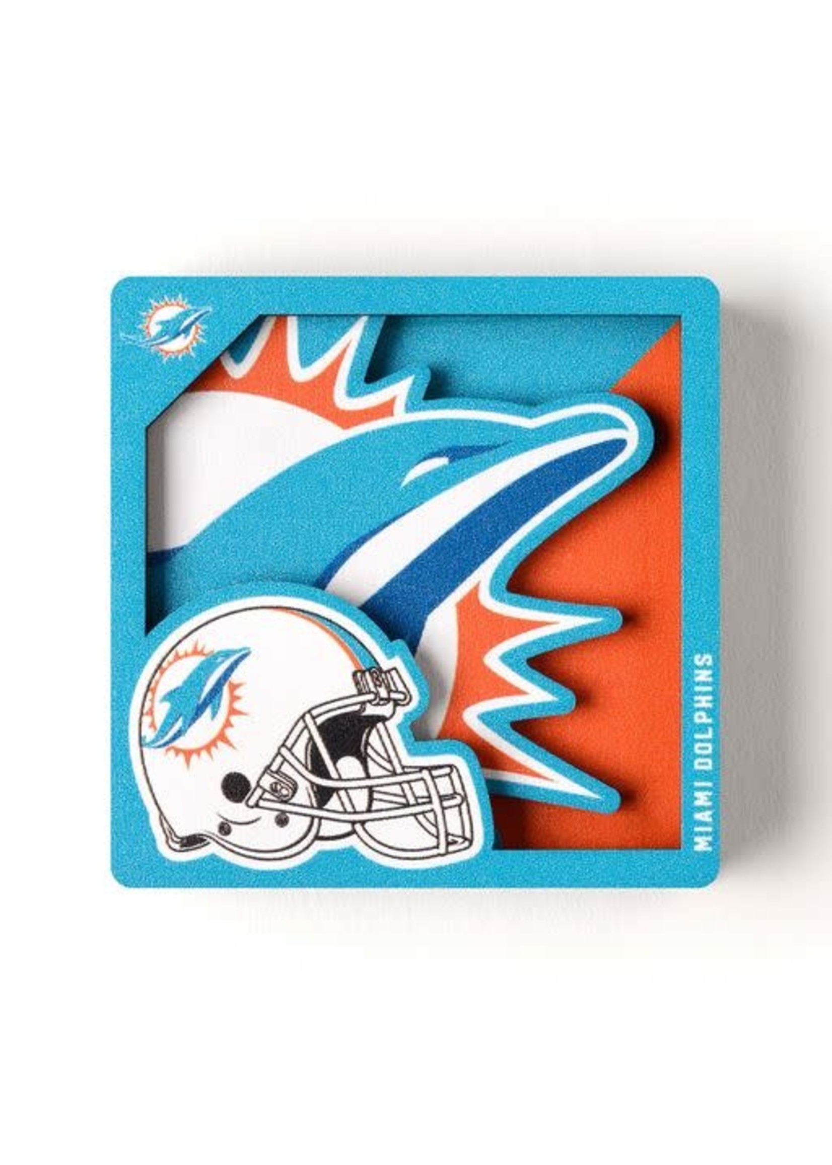 You The Fan Dolphins Logo Magnet